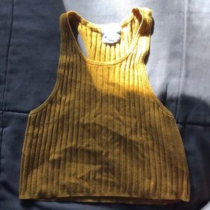 ribbed tank crop top